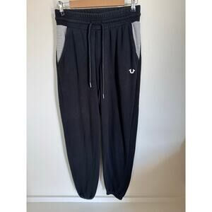 True‎ Religion Men's Sweatpants Black Classic Size Medium Y2K